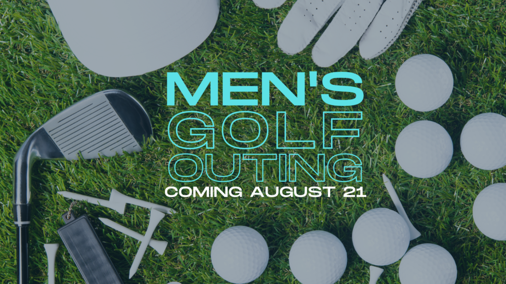 men's golf outing promo
